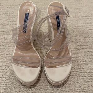 Stuart Weitzman White Wedge